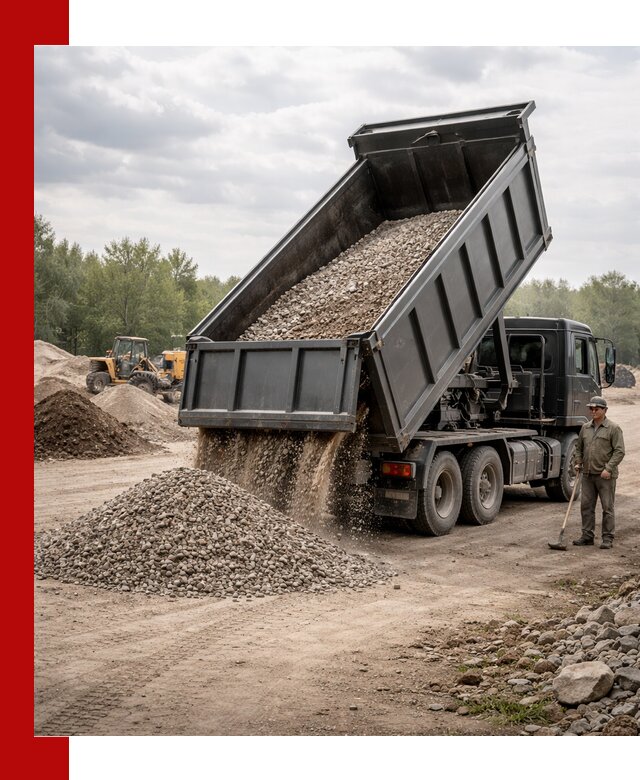 Доставка самосвалом 30 м3 по выгодным ценам в Шадринске