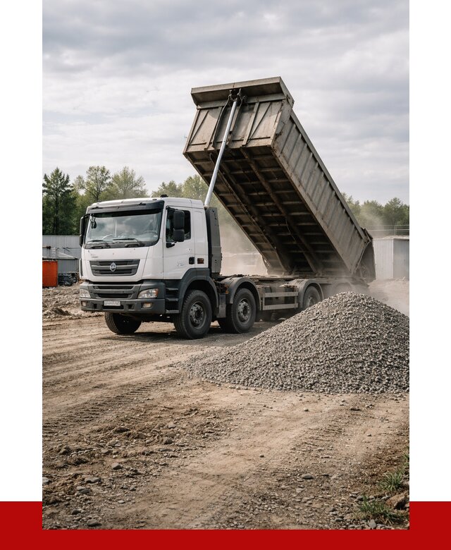 Доставка самосвалом 40 кубов в Шадринске от 9307 р. | ПРОНЕРУДШдр