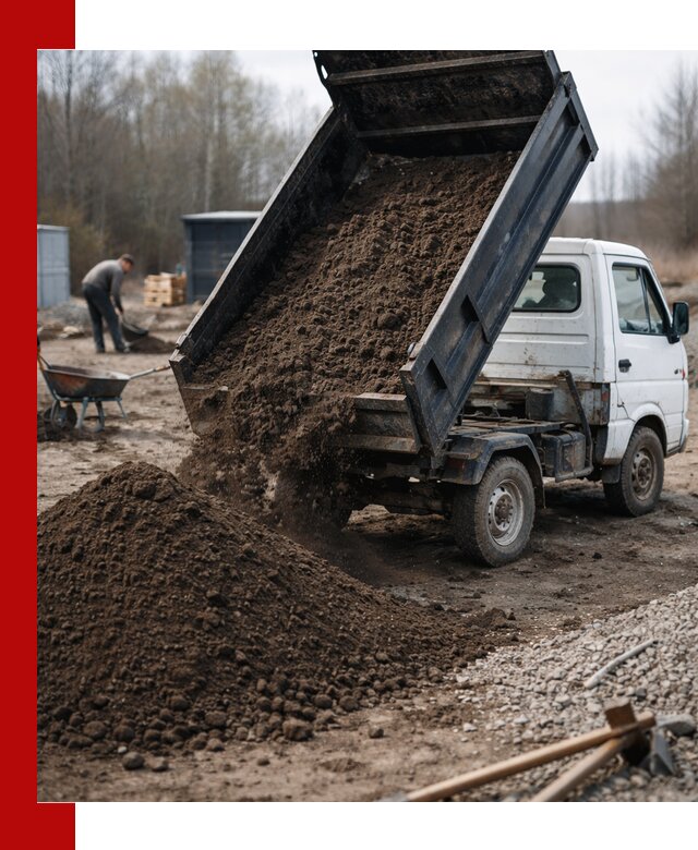 Аренда минисамосвала в Шадринске для доставки сыпучих материалов