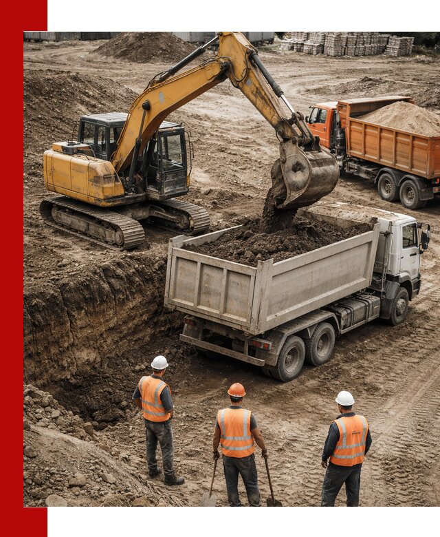 Разработка грунта для строительства и благоустройства в Шадринске