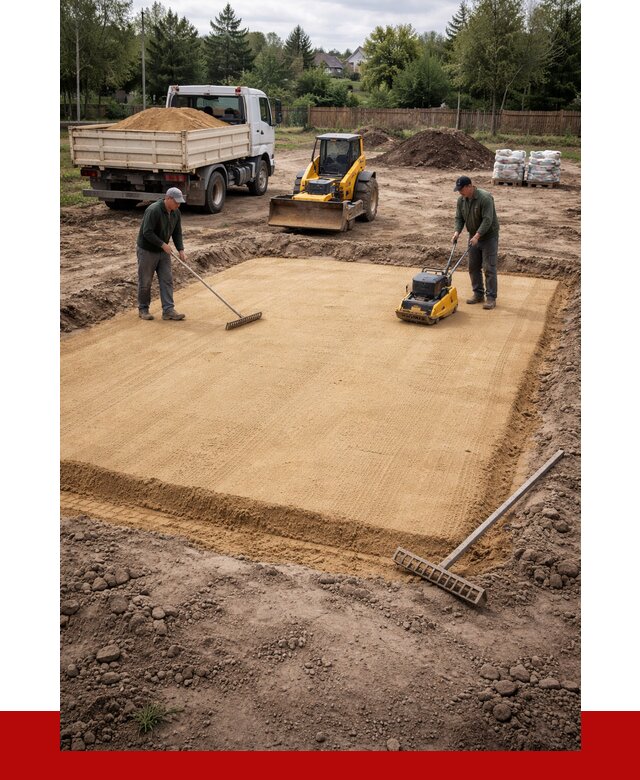 Устройство песчаной подушки в Шадринске от 4653 р. ПРОНЕРУДШдр